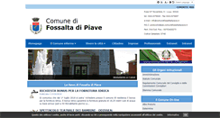 Desktop Screenshot of comunefossaltadipiave.it